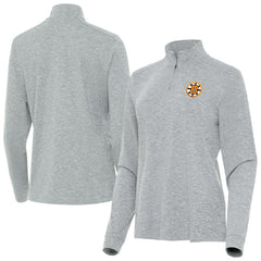 Boston Bruins Antigua Mentor Long Sleeve Quarter-Zip Mock Polo -  NHL