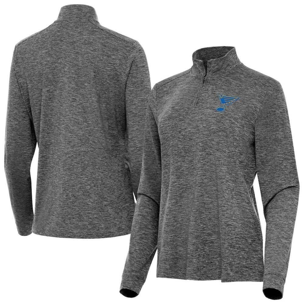 St. Louis Blues Antigua Mentor Long Sleeve Quarter-Zip Mock Polo -  NHL