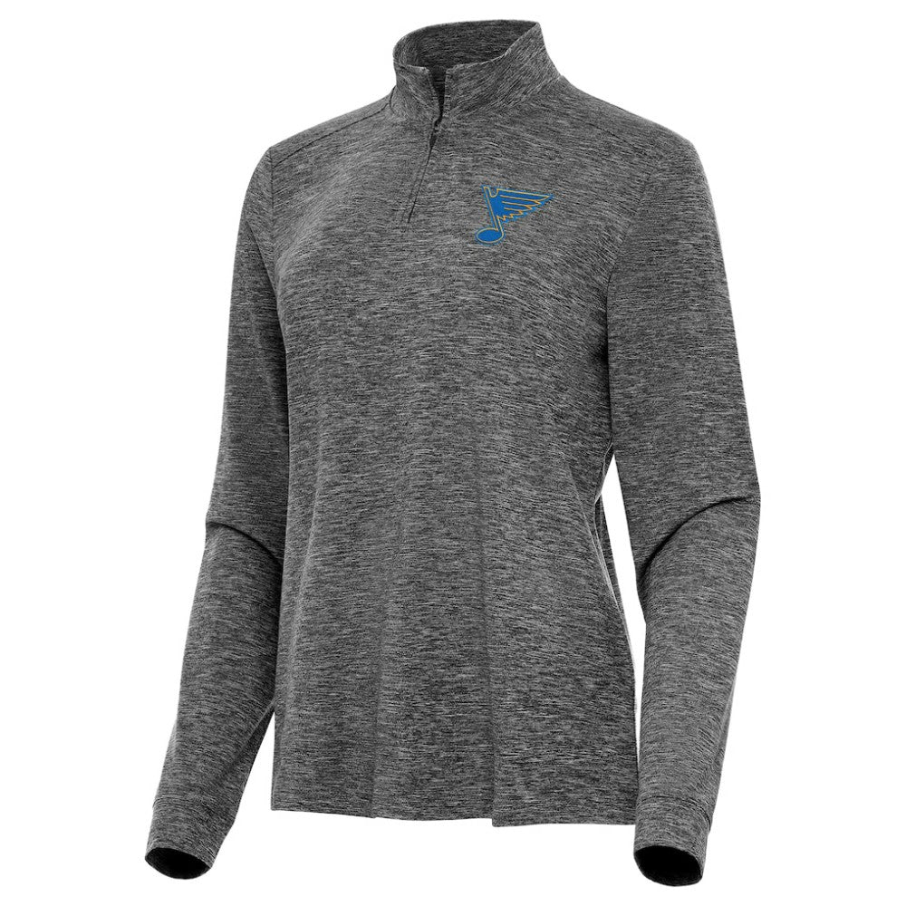 St. Louis Blues Antigua Mentor Long Sleeve Quarter-Zip Mock Polo -  NHL