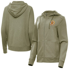 Boston Bruins Antigua Women's Seeker Full-Zip Hoodie -  NHL Hoodies