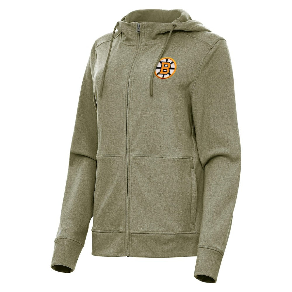 Boston Bruins Antigua Women's Seeker Full-Zip Hoodie -  NHL Hoodies