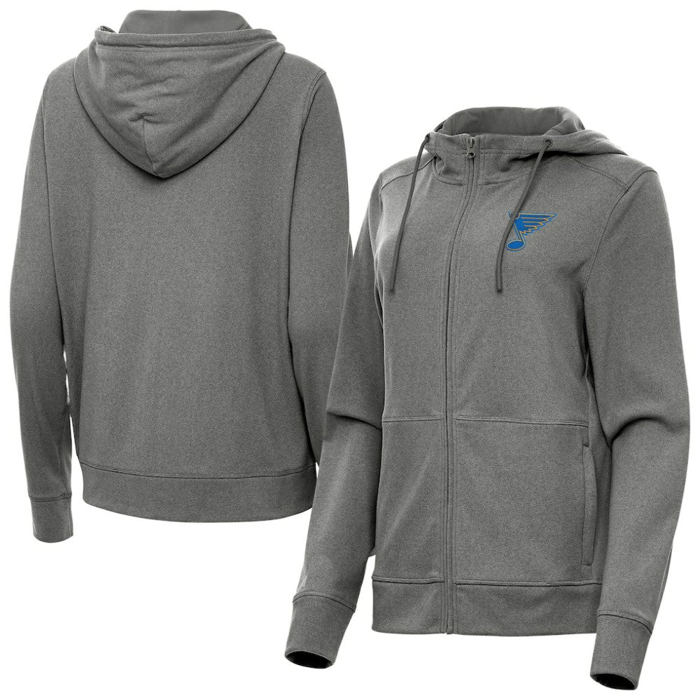 St. Louis Blues Antigua Women's Seeker Full-Zip Hoodie -  NHL Hoodies