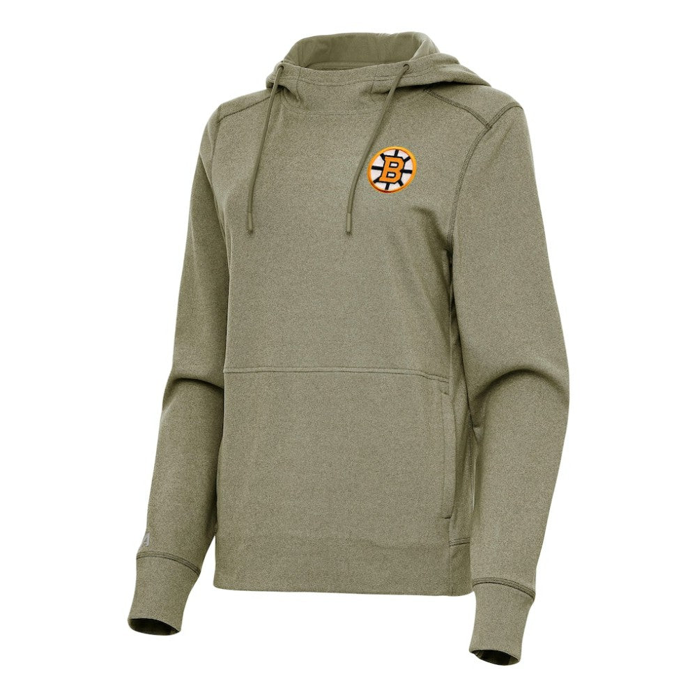 Boston Bruins Antigua Women's Justice Pullover Hoodie -  NHL Hoodies