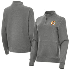Boston Bruins Antigua Women's Crush Quarter-Zip Pullover -  NHL Pullover
