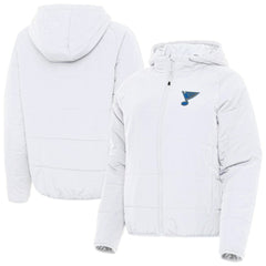 St. Louis Blues Antigua Women's Raglan Universe Full-Zip Hooded Jacket -  NHL Jackets