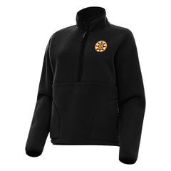 Boston Bruins Antigua Women's Figure Half-Zip Pullover -  NHL Pullover