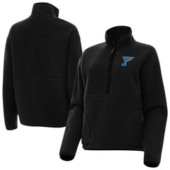 St. Louis Blues Antigua Women's Figure Half-Zip Pullover -  NHL Pullover