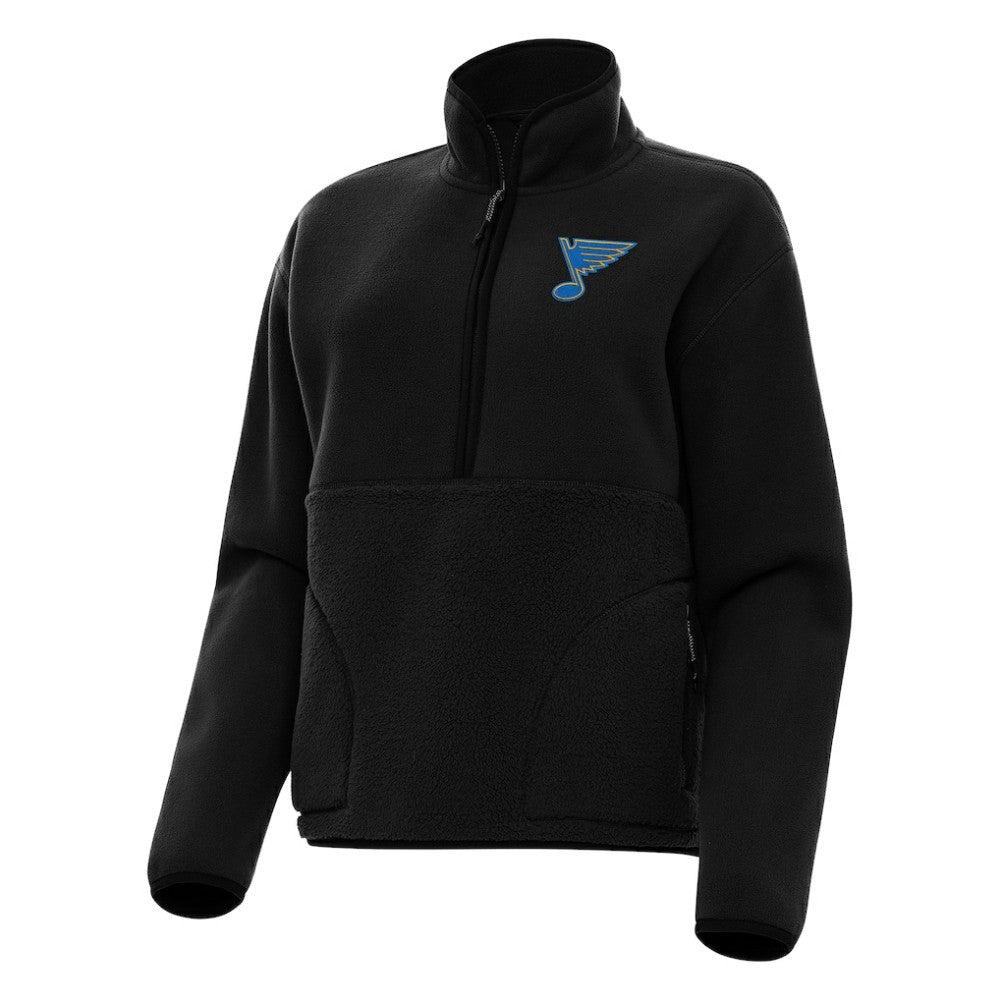 St. Louis Blues Antigua Women's Figure Half-Zip Pullover -  NHL Pullover
