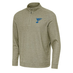 St. Louis Blues Antigua Subtle Quarter-Zip Sweatshirt -  NHL Sweatshirts