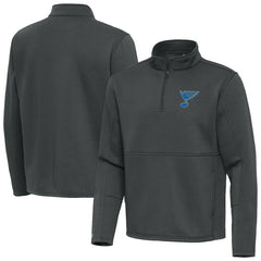 St. Louis Blues Antigua Twist Quarter-Zip Pullover Jacket -  NHL Pullover