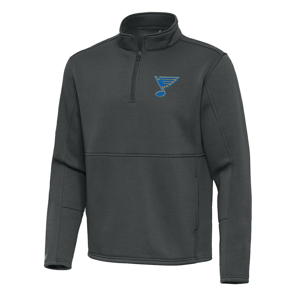 St. Louis Blues Antigua Twist Quarter-Zip Pullover Jacket -  NHL Pullover