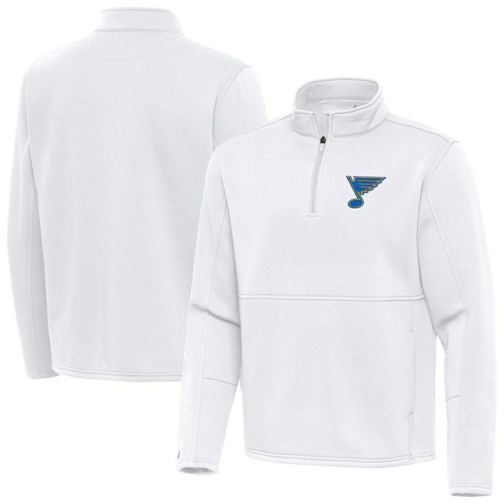 St. Louis Blues Antigua Twist Quarter-Zip Pullover Jacket -  NHL Pullover