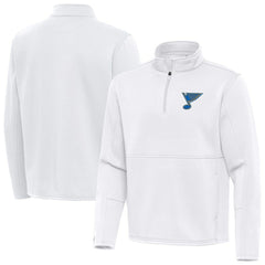St. Louis Blues Antigua Twist Quarter-Zip Pullover Jacket -  NHL Pullover