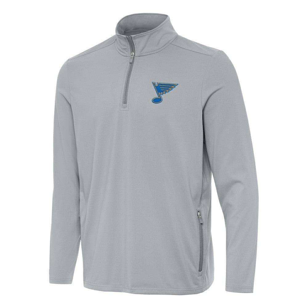 St. Louis Blues Antigua Perilous Quarter-Zip Sweatshirt -  NHL Sweatshirts
