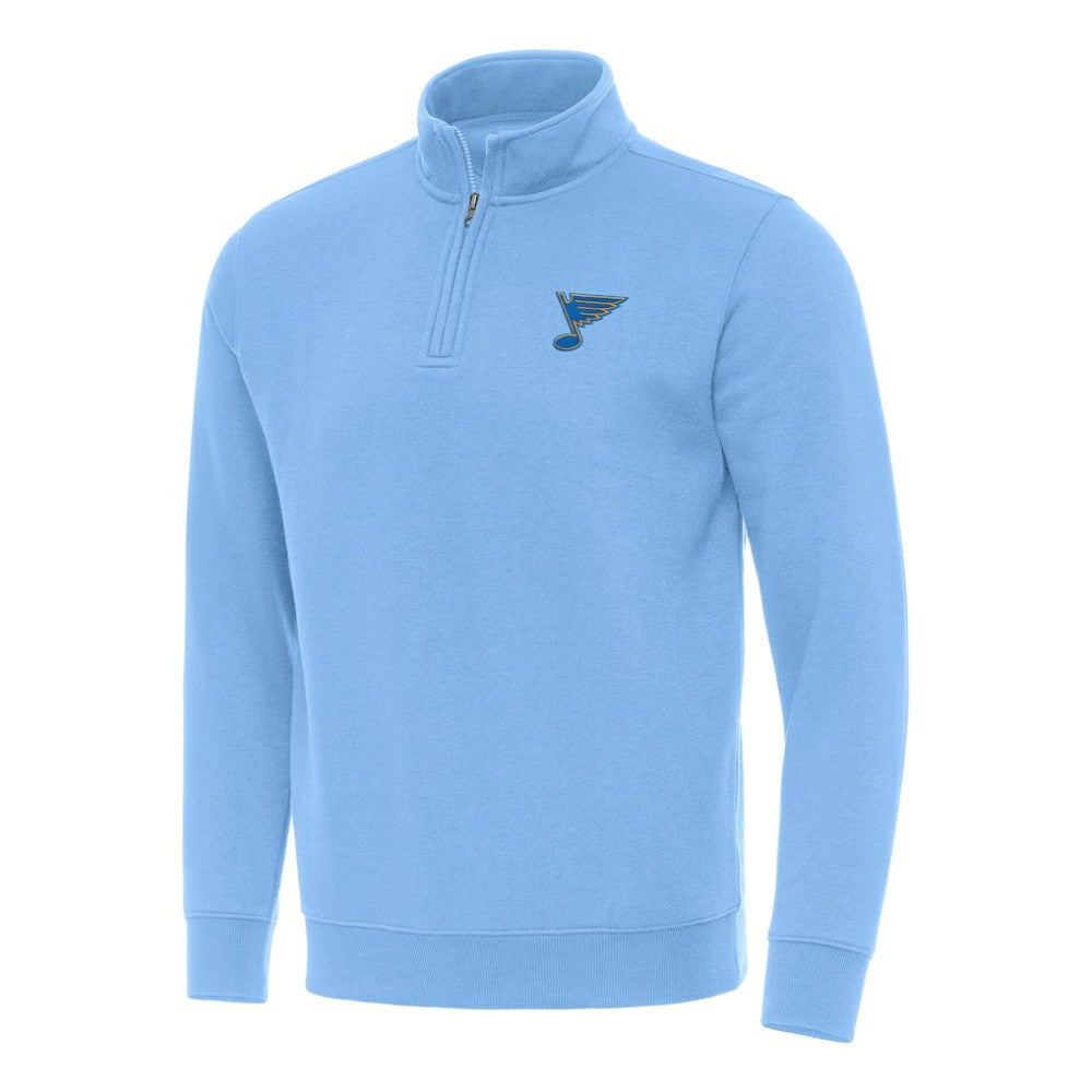 St. Louis Blues Antigua Victory Quarter-Zip Pullover Top -  NHL Pullover