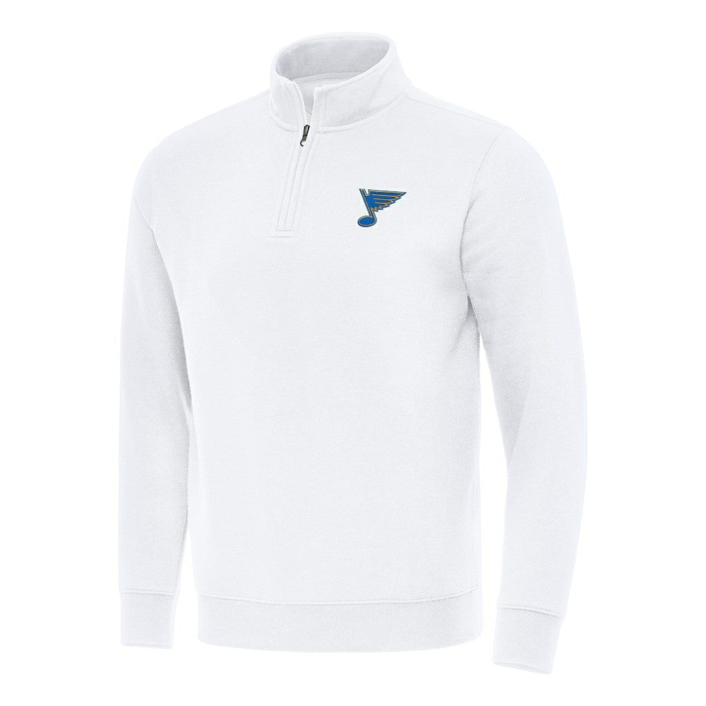 St. Louis Blues Antigua Victory Quarter-Zip Pullover Top -  NHL Pullover