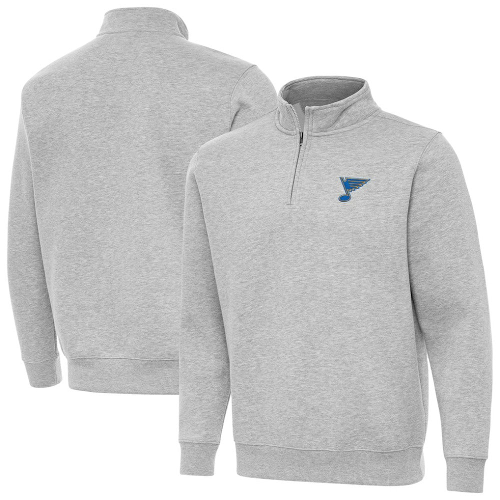 St. Louis Blues Antigua Victory Quarter-Zip Pullover Top -  NHL Pullover