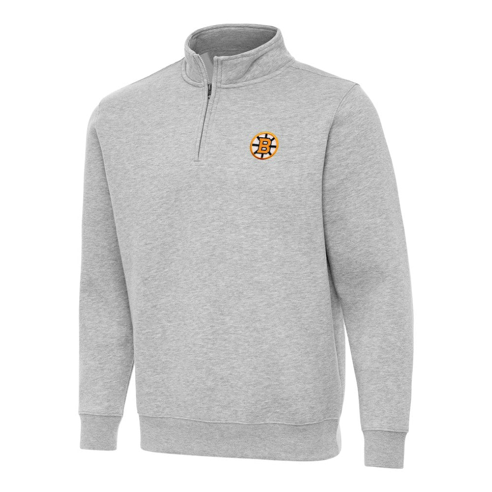Boston Bruins Antigua Victory Quarter-Zip Pullover Top -  NHL Pullover