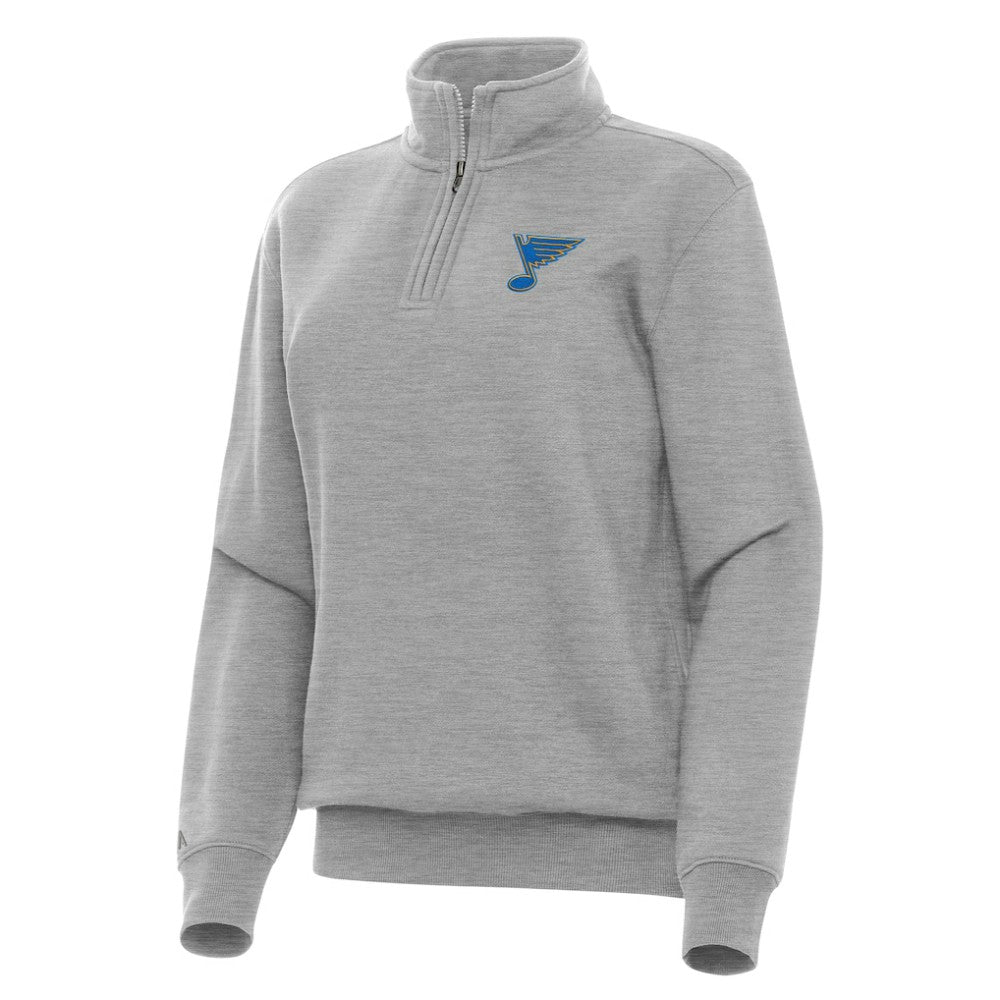 St. Louis Blues Antigua Women's Victory Quarter-Zip Pullover Top -  NHL Pullover
