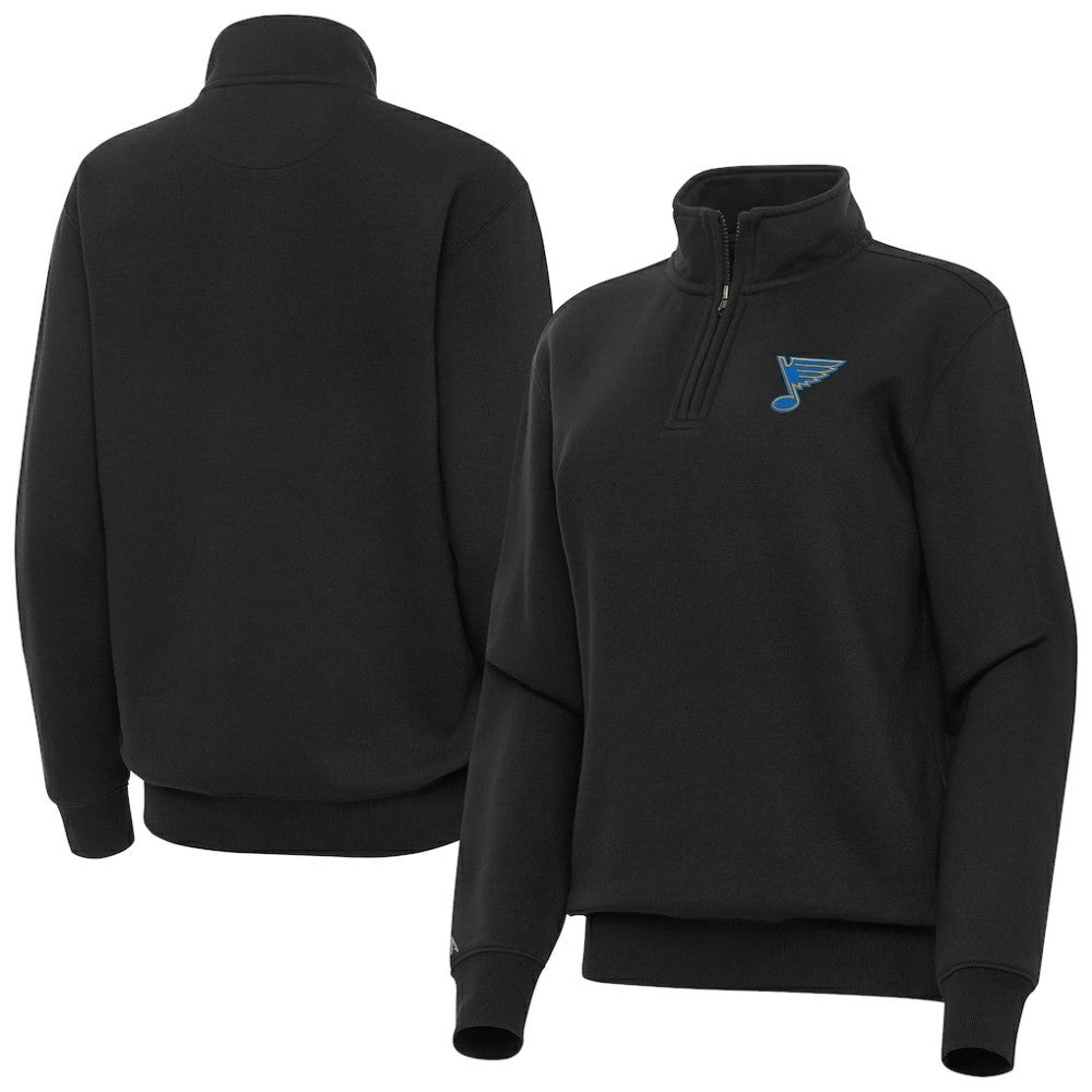St. Louis Blues Antigua Women's Victory Quarter-Zip Pullover Top -  NHL Pullover