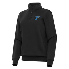 St. Louis Blues Antigua Women's Victory Quarter-Zip Pullover Top -  NHL Pullover