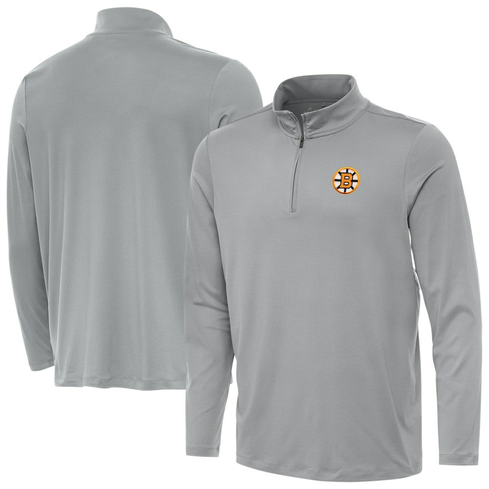 Boston Bruins Antigua Reprocess Quarter-Zip Pullover -  NHL Pullover