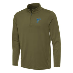 St. Louis Blues Antigua Reprocess Quarter-Zip Pullover -  NHL Pullover