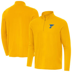 St. Louis Blues Antigua Intent Quarter-Zip Top -  NHL