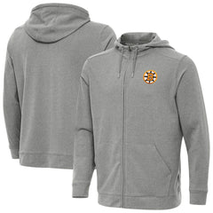 Boston Bruins Antigua Effortless Full-Zip Hoodie -  NHL Hoodies