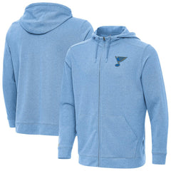 St. Louis Blues Antigua Effortless Full-Zip Hoodie -  NHL Hoodies