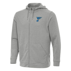 St. Louis Blues Antigua Effortless Full-Zip Hoodie -  NHL Hoodies