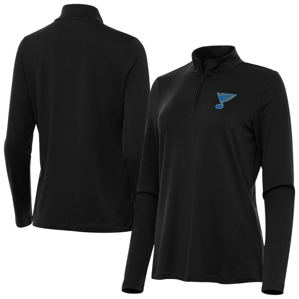 St. Louis Blues Antigua Women's Reprocess Quarter-Zip Pullover -  NHL Pullover
