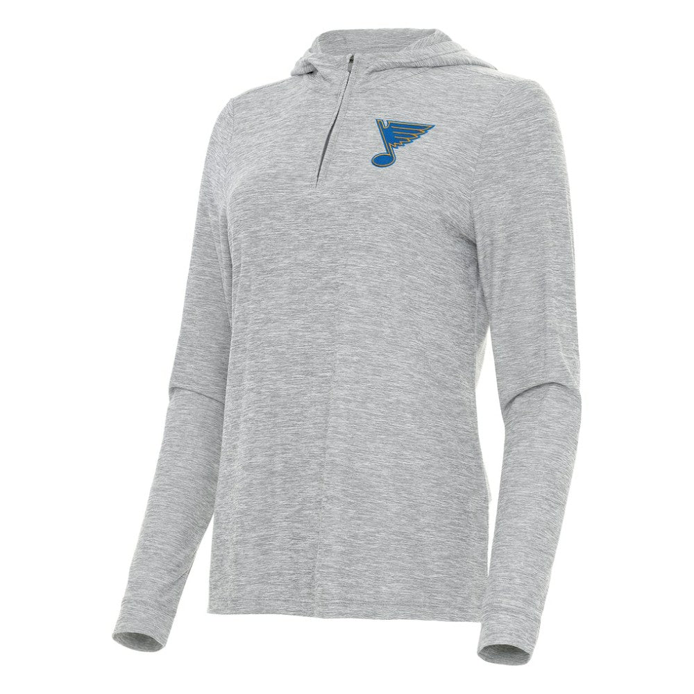 St. Louis Blues Antigua Women's Daybreak Quarter-Zip Hoodie -  NHL Hoodies