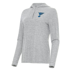 St. Louis Blues Antigua Women's Daybreak Quarter-Zip Hoodie -  NHL Hoodies