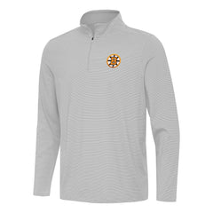 Boston Bruins Antigua Twine Quarter-Zip Pullover -  NHL Pullover
