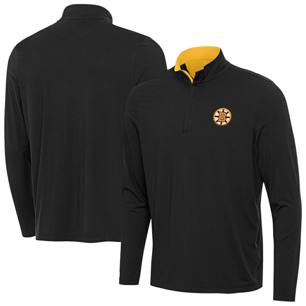 Boston Bruins Antigua Content Quarter-Zip Jacket -  NHL Jackets