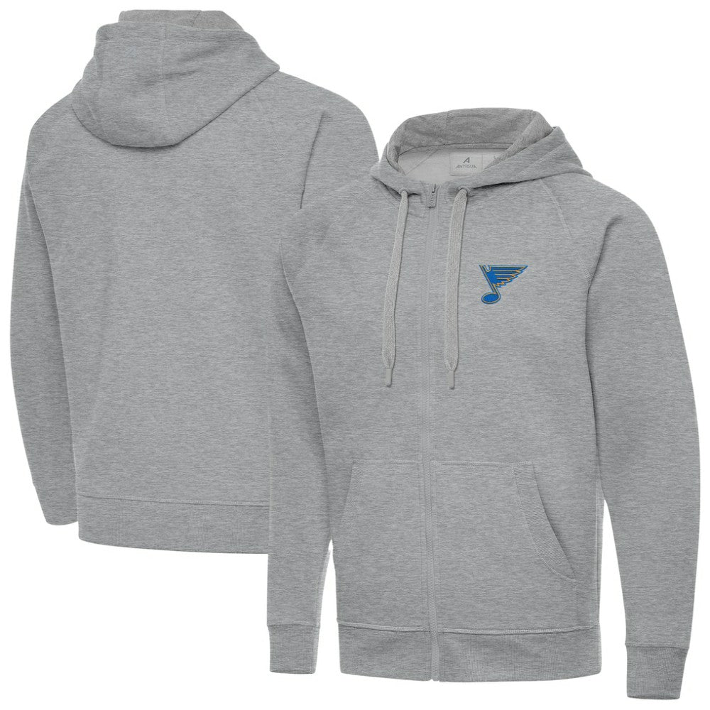 St. Louis Blues Antigua Victory Full-Zip Hoodie -  NHL Hoodies