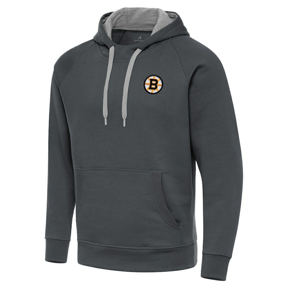 Boston Bruins Antigua Victory Pullover Hoodie -  NHL Hoodies