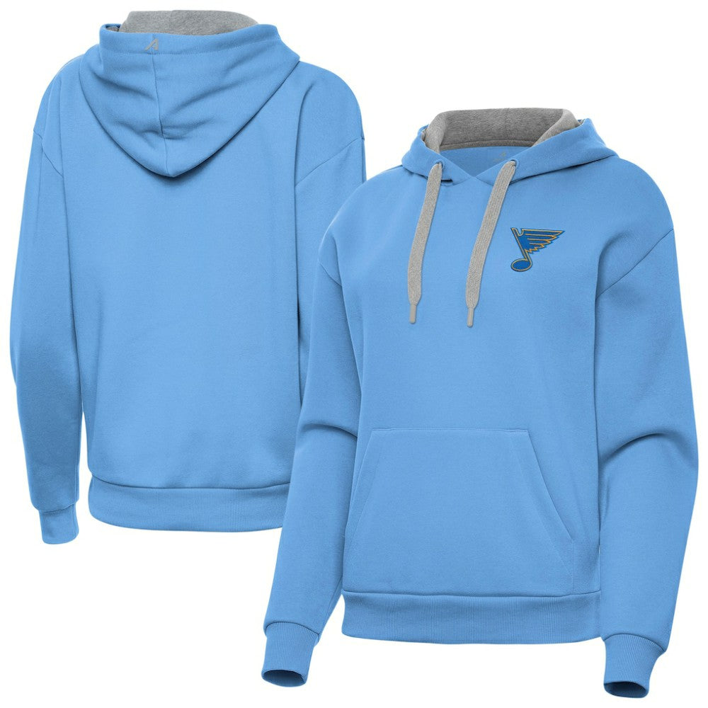 St. Louis Blues Antigua Women's Victory Pullover Hoodie -  NHL Hoodies