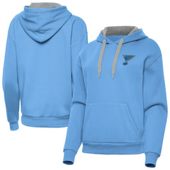 St. Louis Blues Antigua Women's Victory Pullover Hoodie -  NHL Hoodies