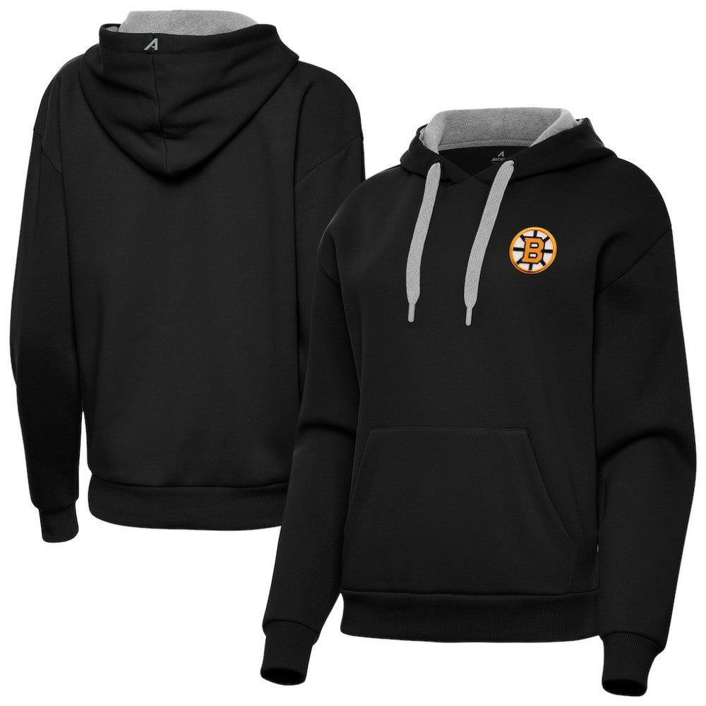 Boston Bruins Antigua Women's Victory Pullover Hoodie -  NHL Hoodies