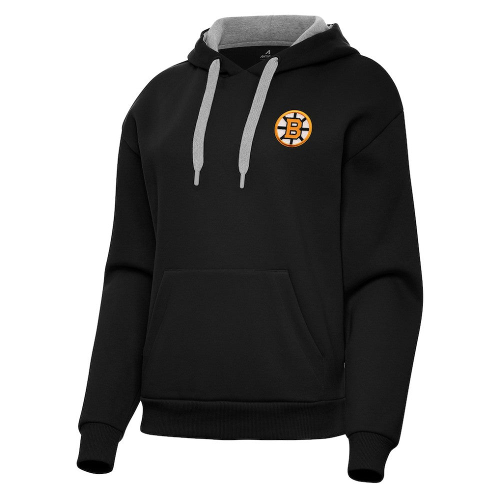 Boston Bruins Antigua Women's Victory Pullover Hoodie -  NHL Hoodies