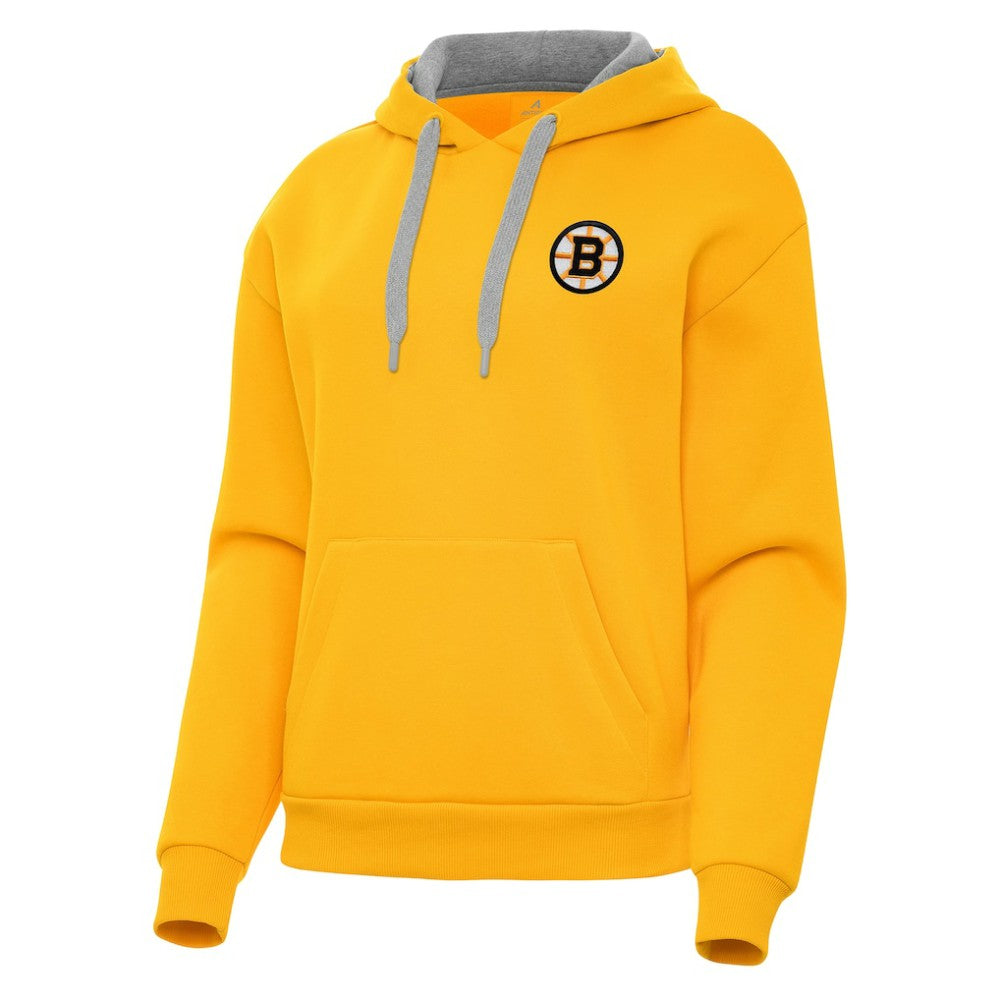 Boston Bruins Antigua Women's Victory Pullover Hoodie -  NHL Hoodies