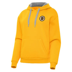 Boston Bruins Antigua Women's Victory Pullover Hoodie -  NHL Hoodies
