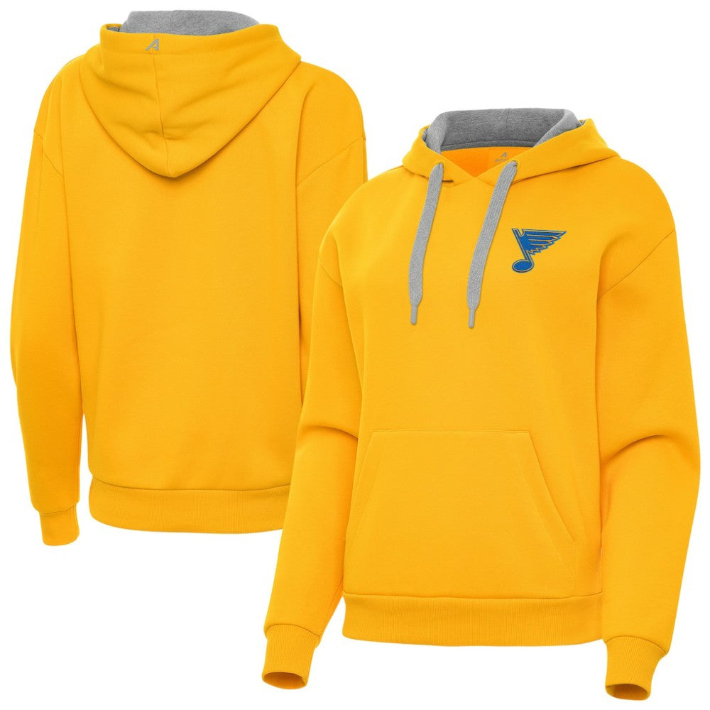 St. Louis Blues Antigua Women's Victory Pullover Hoodie -  NHL Hoodies