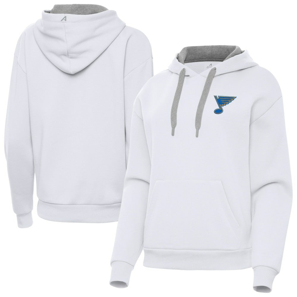 St. Louis Blues Antigua Women's Victory Pullover Hoodie -  NHL Hoodies