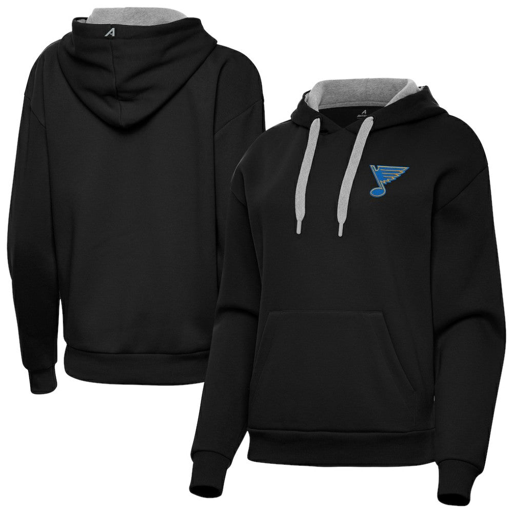 St. Louis Blues Antigua Women's Victory Pullover Hoodie -  NHL Hoodies