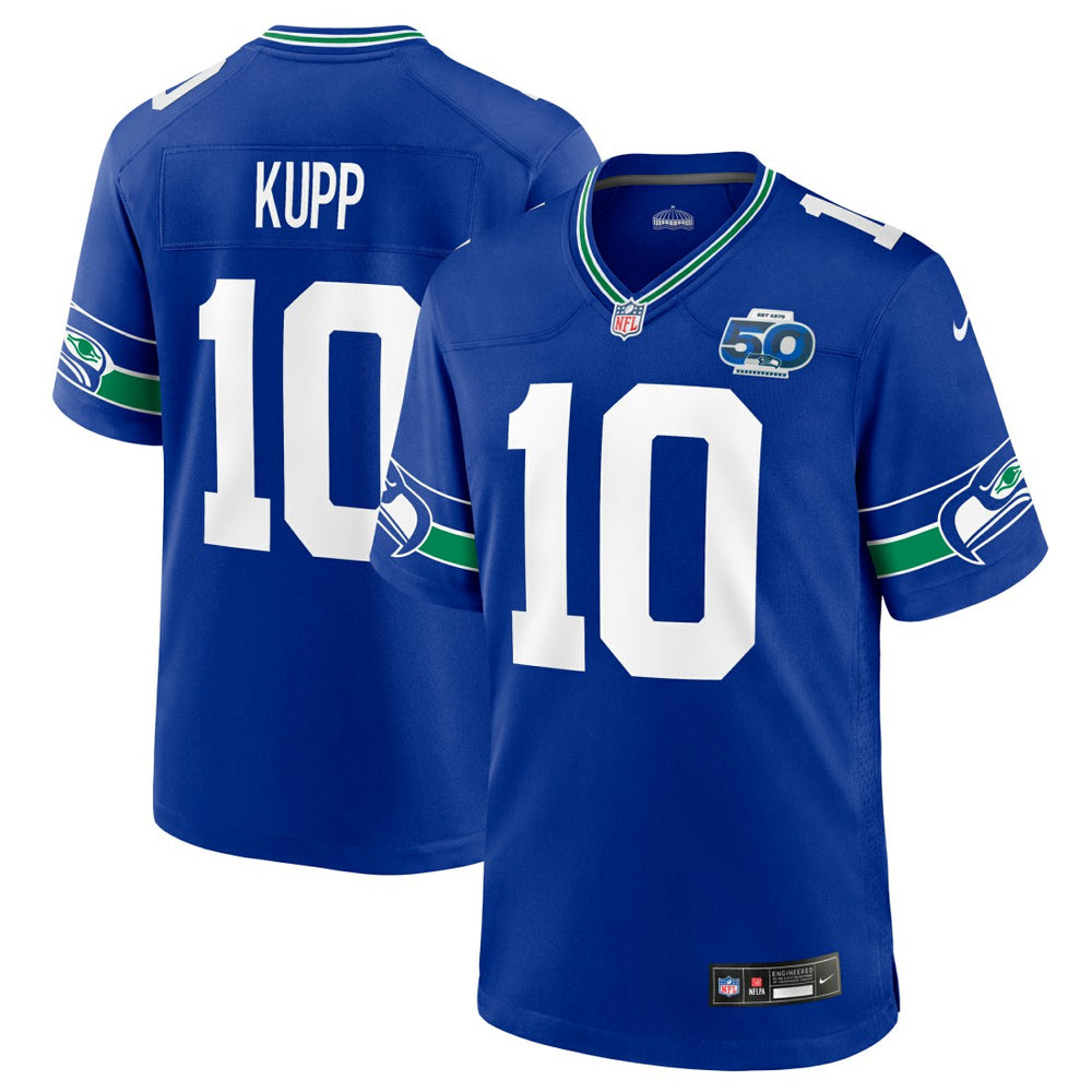 Seattle Seahawks Cooper Kupp  Alternate 50th Season Game Jersey | NFL Discount