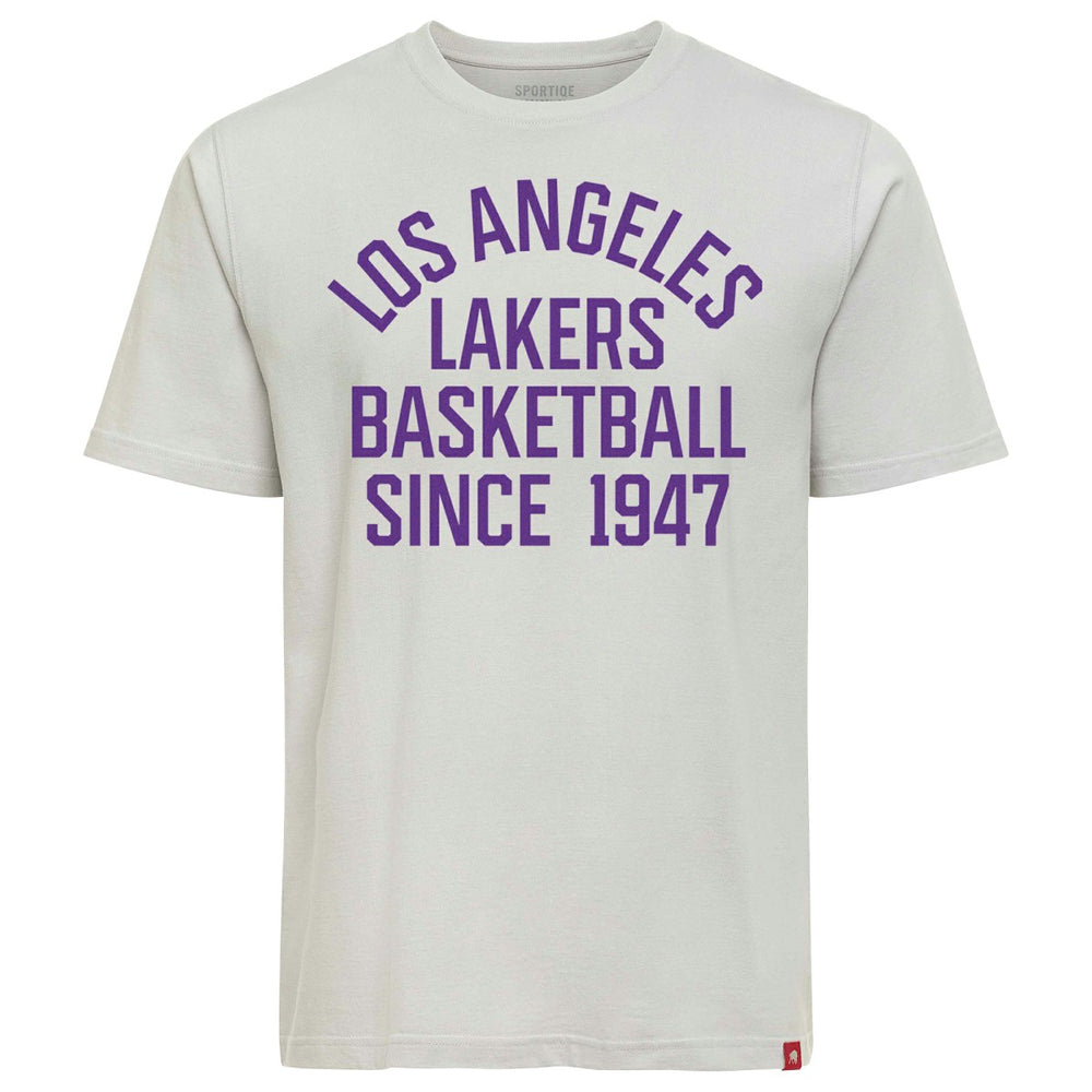 Gray Los Angeles Lakers Sportiqe Unisex Genuine Issue Collection Duke T-Shirt | NBA