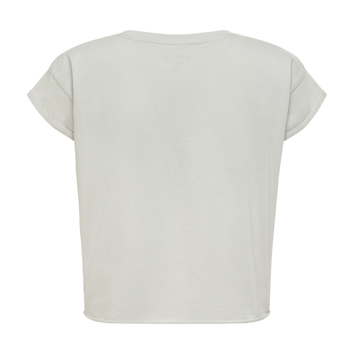 Gray Los Angeles Lakers Sportiqe Women's Cropped Genuine Issue Collection Alana T-Shirt | NBA